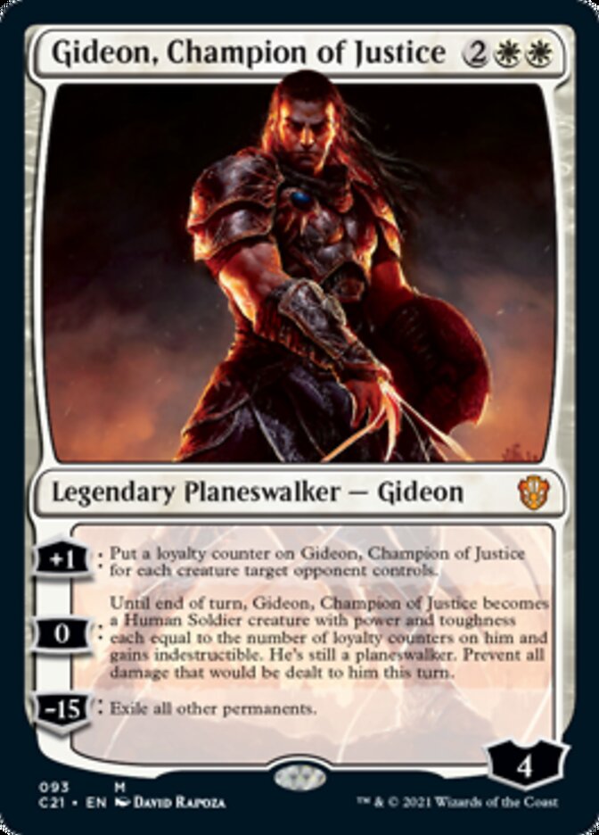 Gideon, Champion of Justice [Commander 2021] | Amazing Games TCG
