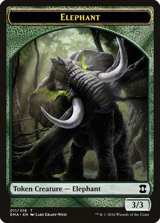 Elephant Token [Eternal Masters Tokens] | Amazing Games TCG