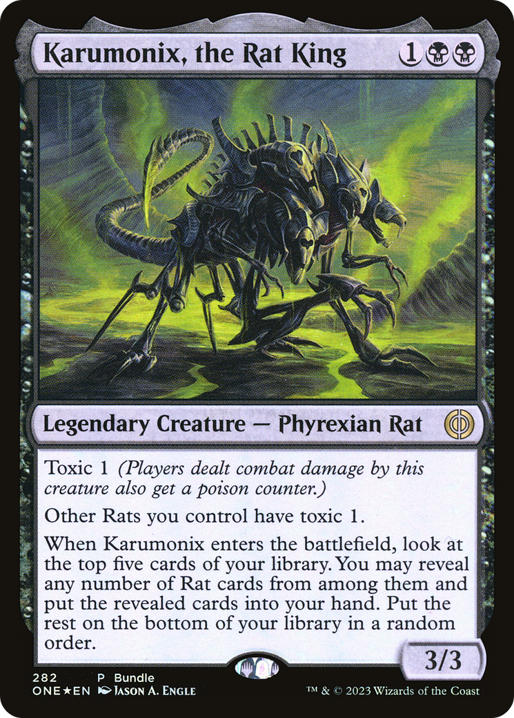 Karumonix, the Rat King (Bundle) [Phyrexia: All Will Be One] | Amazing Games TCG