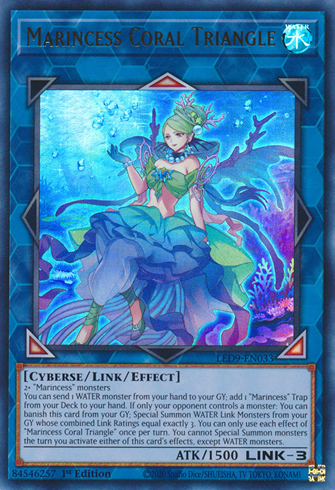 Marincess Coral Triangle [LED9-EN033] Ultra Rare | Amazing Games TCG