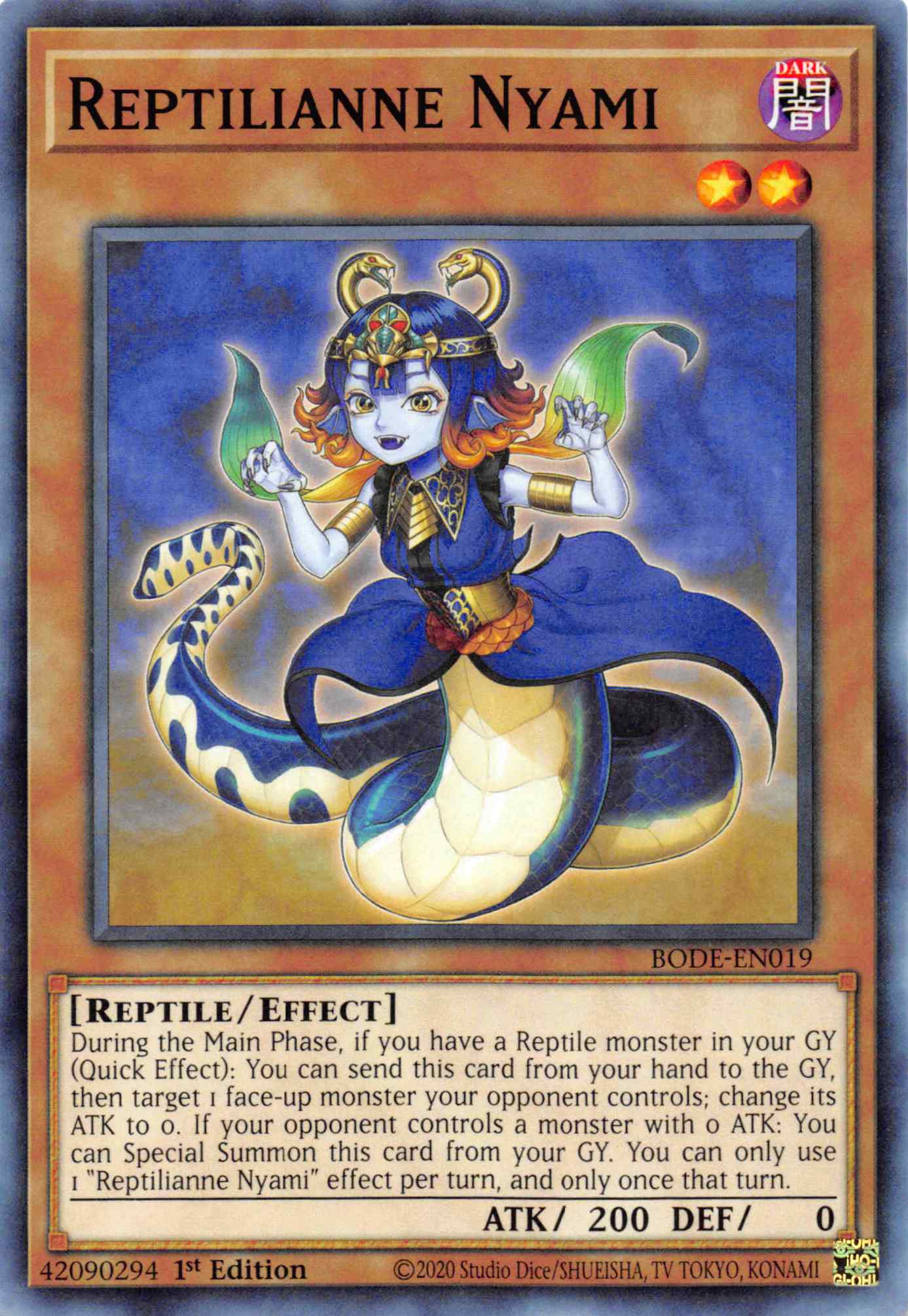 Reptilianne Nyami [BODE-EN019] Common | Amazing Games TCG