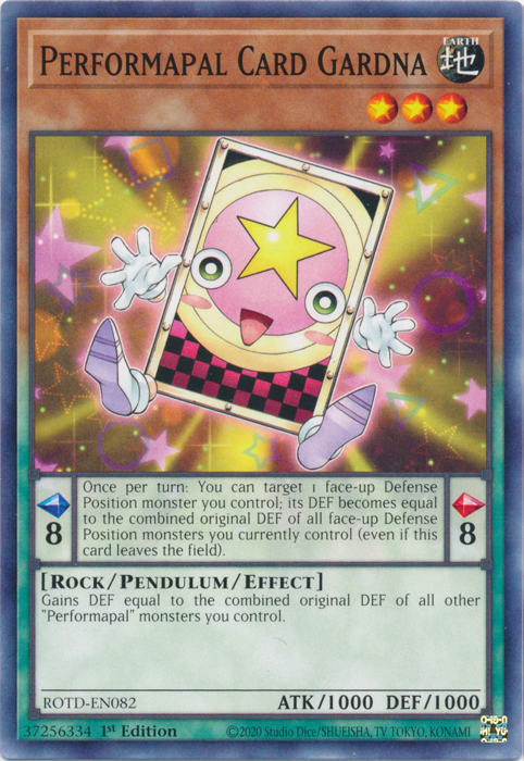 Performapal Card Gardna [ROTD-EN082] Common | Amazing Games TCG