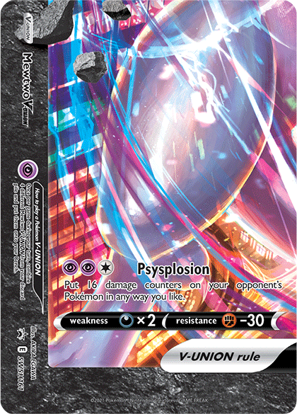 Mewtwo V-Union (SWSH161) [Sword & Shield: Black Star Promos] | Amazing Games TCG