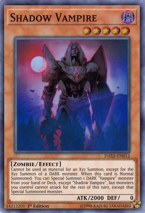 Shadow Vampire [DASA-EN012] Super Rare | Amazing Games TCG