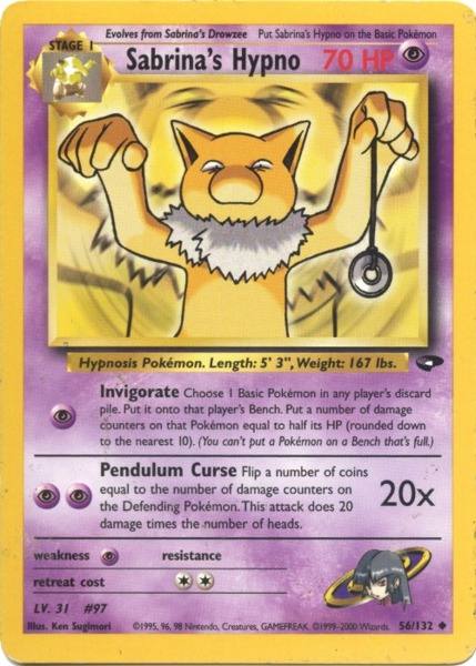 Sabrina's Hypno (56/132) [Gym Challenge Unlimited] | Amazing Games TCG