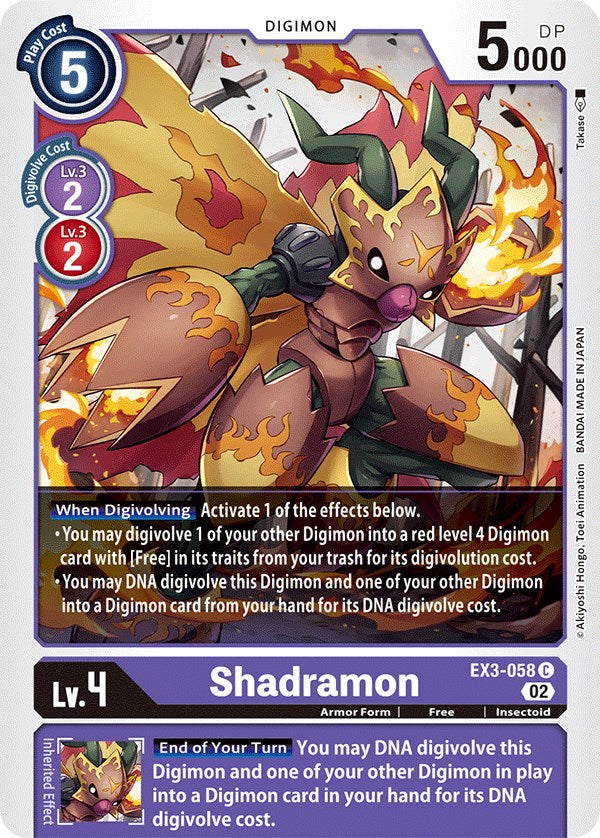 Shadramon [EX3-058] [Draconic Roar] | Amazing Games TCG