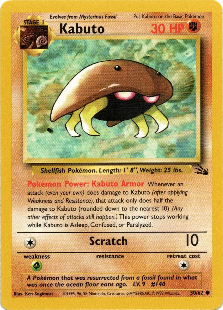 Kabuto (50/62) [Fossil Unlimited] | Amazing Games TCG