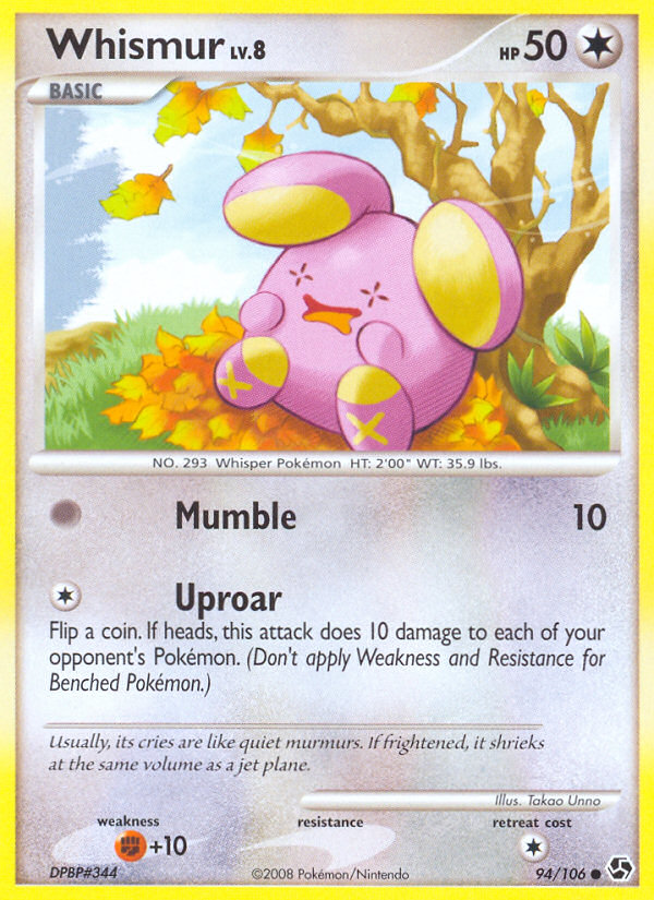 Whismur (94/106) [Diamond & Pearl: Great Encounters] | Amazing Games TCG