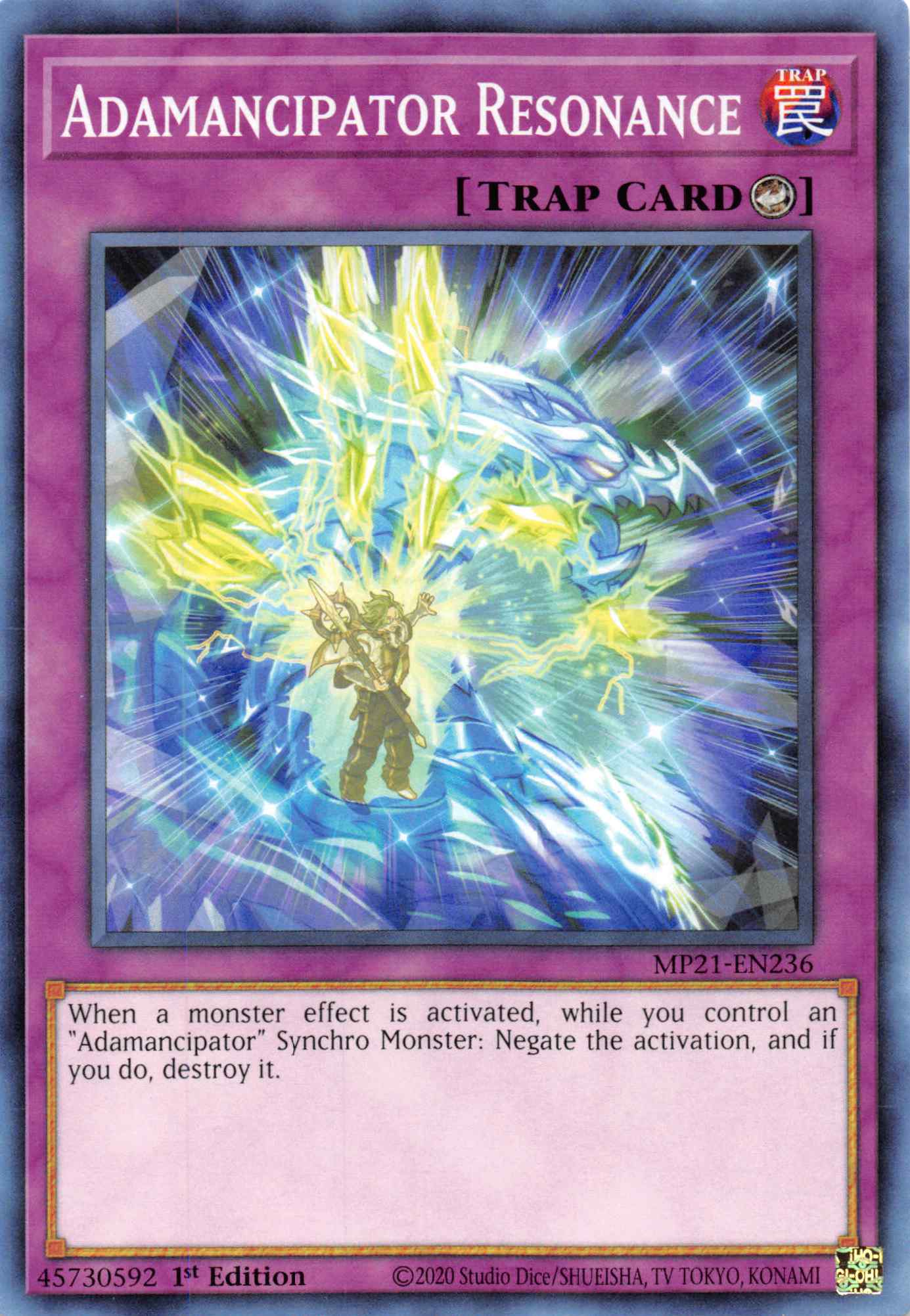 Adamancipator Resonance [MP21-EN236] Common | Amazing Games TCG