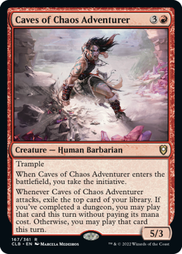 Caves of Chaos Adventurer [Commander Legends: Battle for Baldur's Gate] | Amazing Games TCG