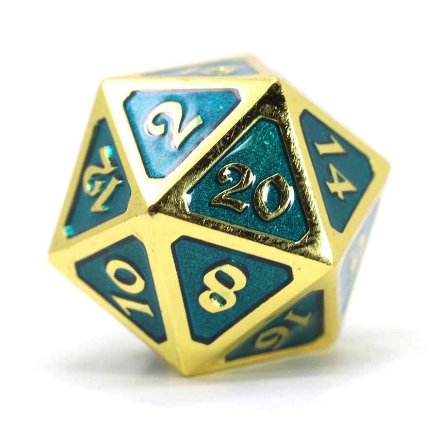 DIRE D20: MYTHICA - GOLD AQUAMARINE | Amazing Games TCG