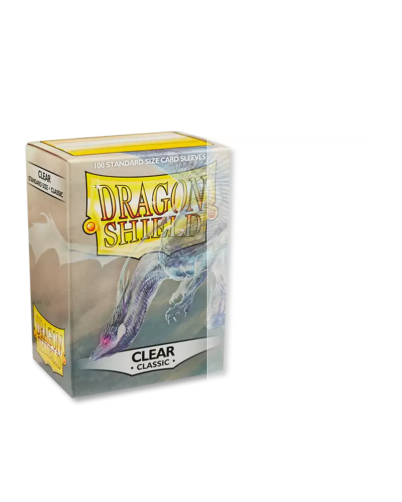 Dragon Shield Standard Clear Classic – (100ct) | Amazing Games TCG