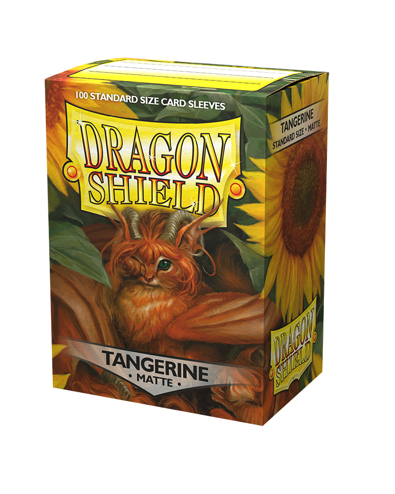 Dragon Shield Standard Matte Tangerine – (100ct) | Amazing Games TCG