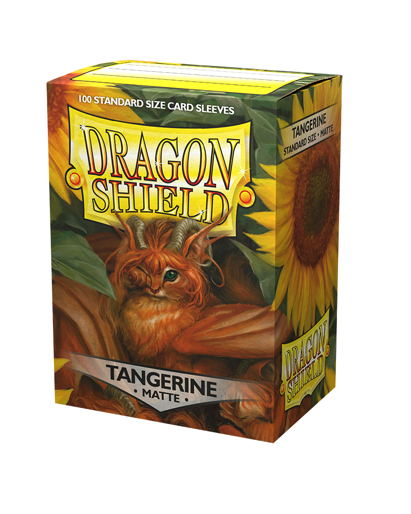 Dragon Shield Standard Matte Tangerine – (100ct)