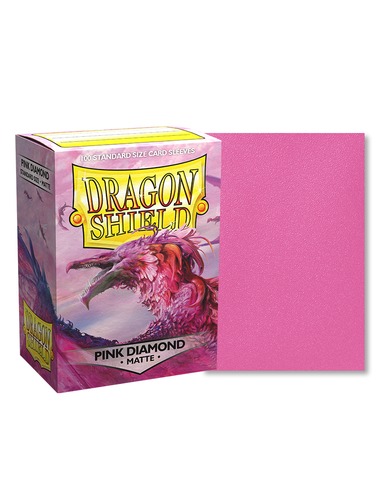 Dragon Shield Standard Matte Pink Diamond – (100ct) | Amazing Games TCG