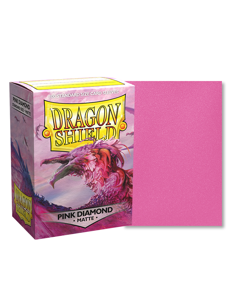 Dragon Shield Standard Matte Pink Diamond – (100ct)