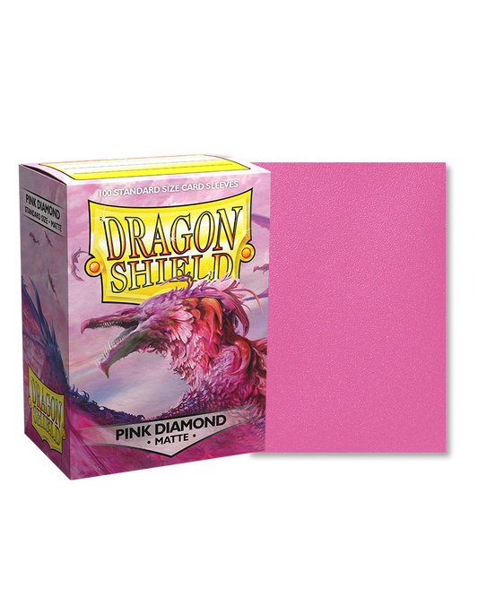 Dragon Shield Standard Matte Pink Diamond – (100ct)