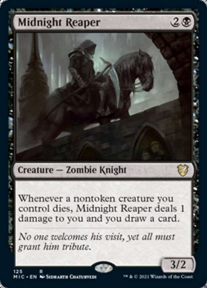 Midnight Reaper [Innistrad: Midnight Hunt Commander] | Amazing Games TCG