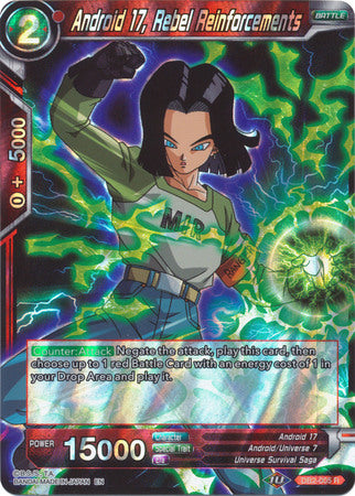 Android 17, Rebel Reinforcements (DB2-005) [Divine Multiverse] | Amazing Games TCG