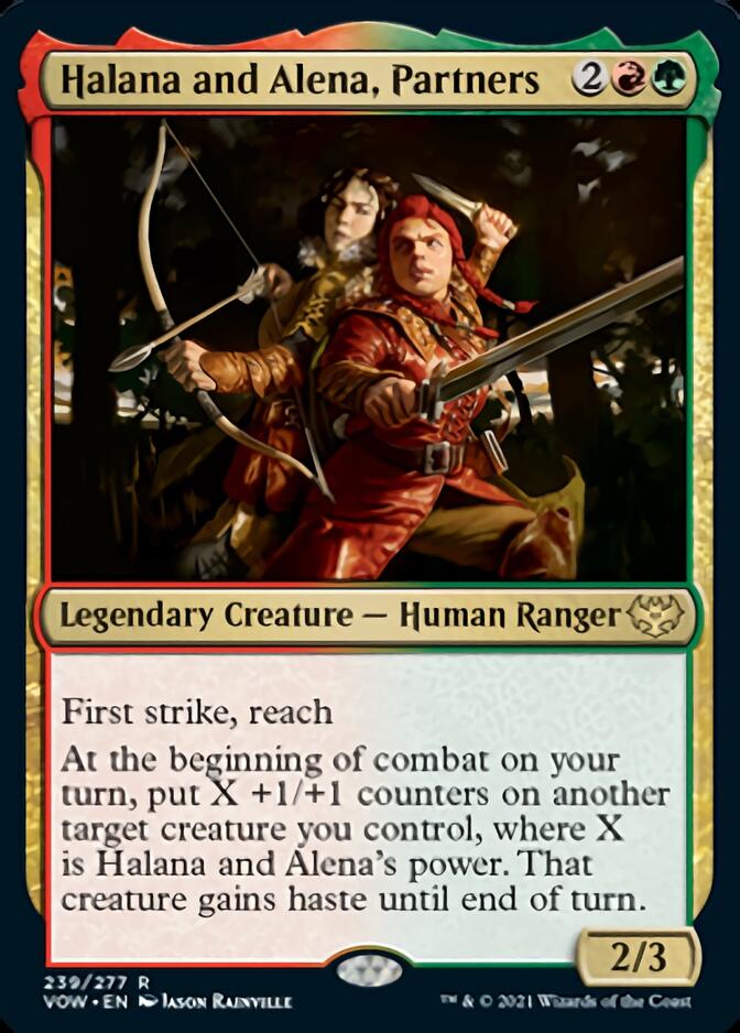 Halana and Alena, Partners [Innistrad: Crimson Vow] | Amazing Games TCG