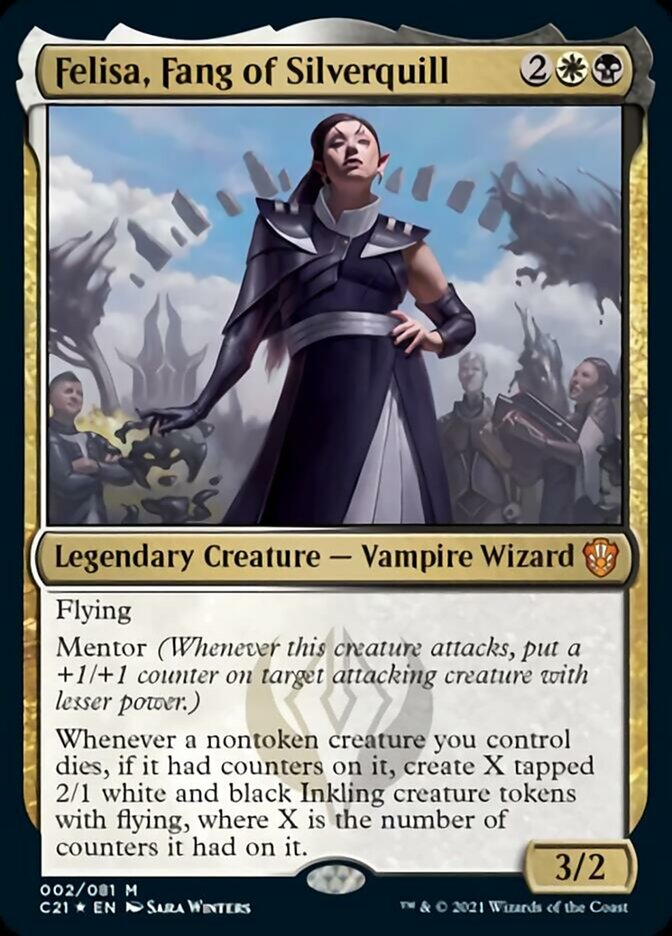 Felisa, Fang of Silverquill [Commander 2021] | Amazing Games TCG