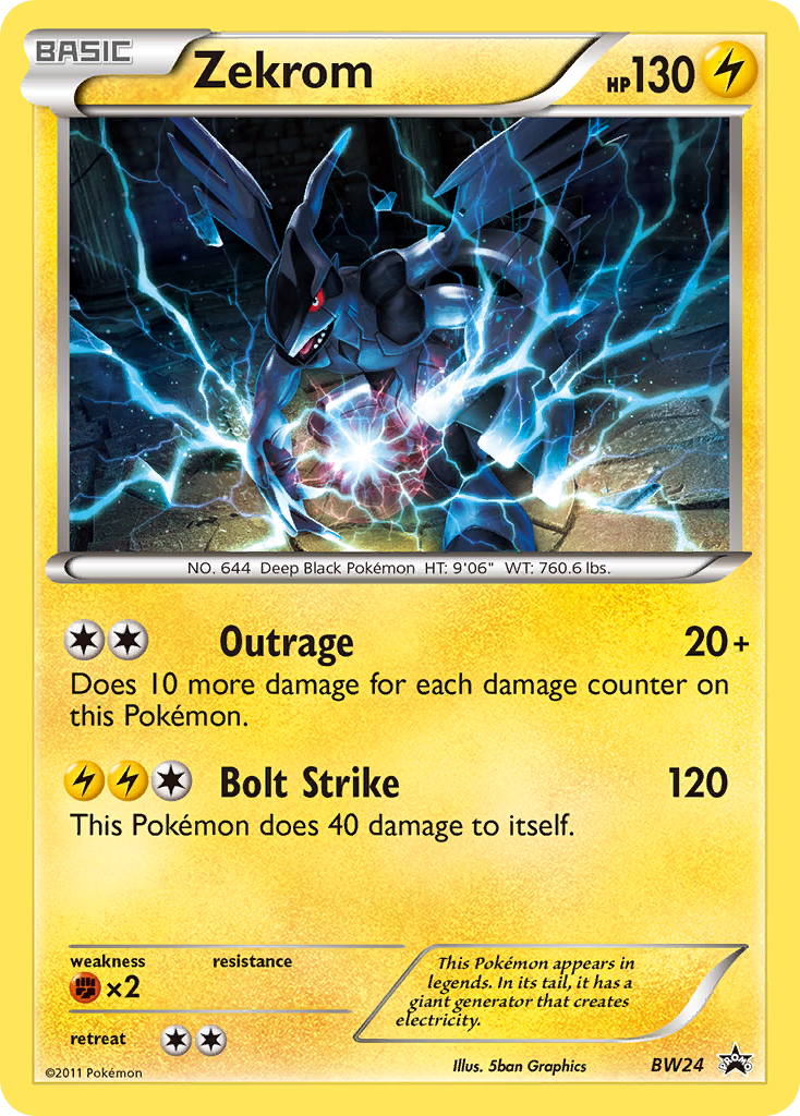 Zekrom (BW24) [Black & White: Black Star Promos] | Amazing Games TCG