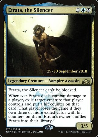 Etrata, the Silencer [Guilds of Ravnica Promos] | Amazing Games TCG