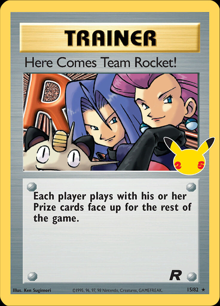 Here Comes Team Rocket! (15/82) [Celebrations: 25th Anniversary - Classic Collection] | Amazing Games TCG