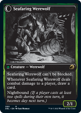 Suspicious Stowaway // Seafaring Werewolf [Innistrad: Double Feature] | Amazing Games TCG