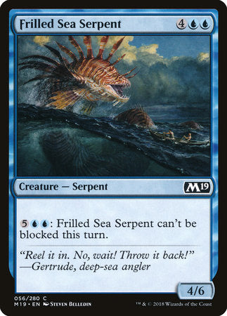 Frilled Sea Serpent [Core Set 2019] | Amazing Games TCG