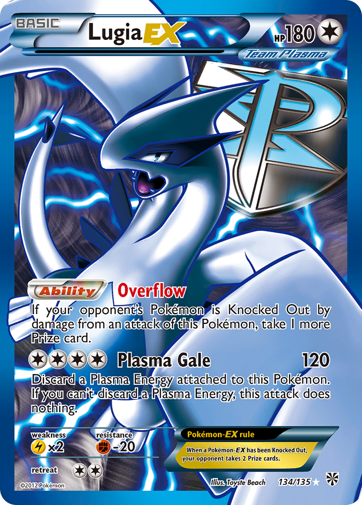 Lugia EX (134/135) [Black & White: Plasma Storm] | Amazing Games TCG