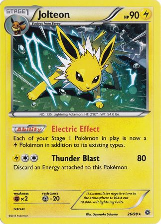 Jolteon (26/98) (Cosmos Holo) [XY: Ancient Origins] | Amazing Games TCG