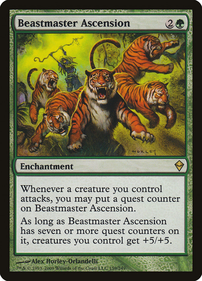 Beastmaster Ascension [Zendikar] | Amazing Games TCG