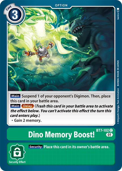 Dino Memory Boost! [BT7-102] [Next Adventure] | Amazing Games TCG