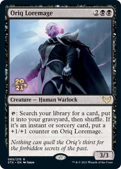 Oriq Loremage  [Strixhaven: School of Mages Prerelease Promos] | Amazing Games TCG