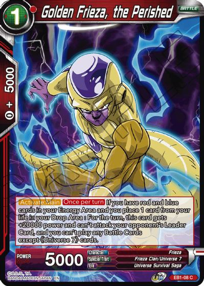 Golden Frieza, the Perished (EB1-08) [Battle Evolution Booster] | Amazing Games TCG