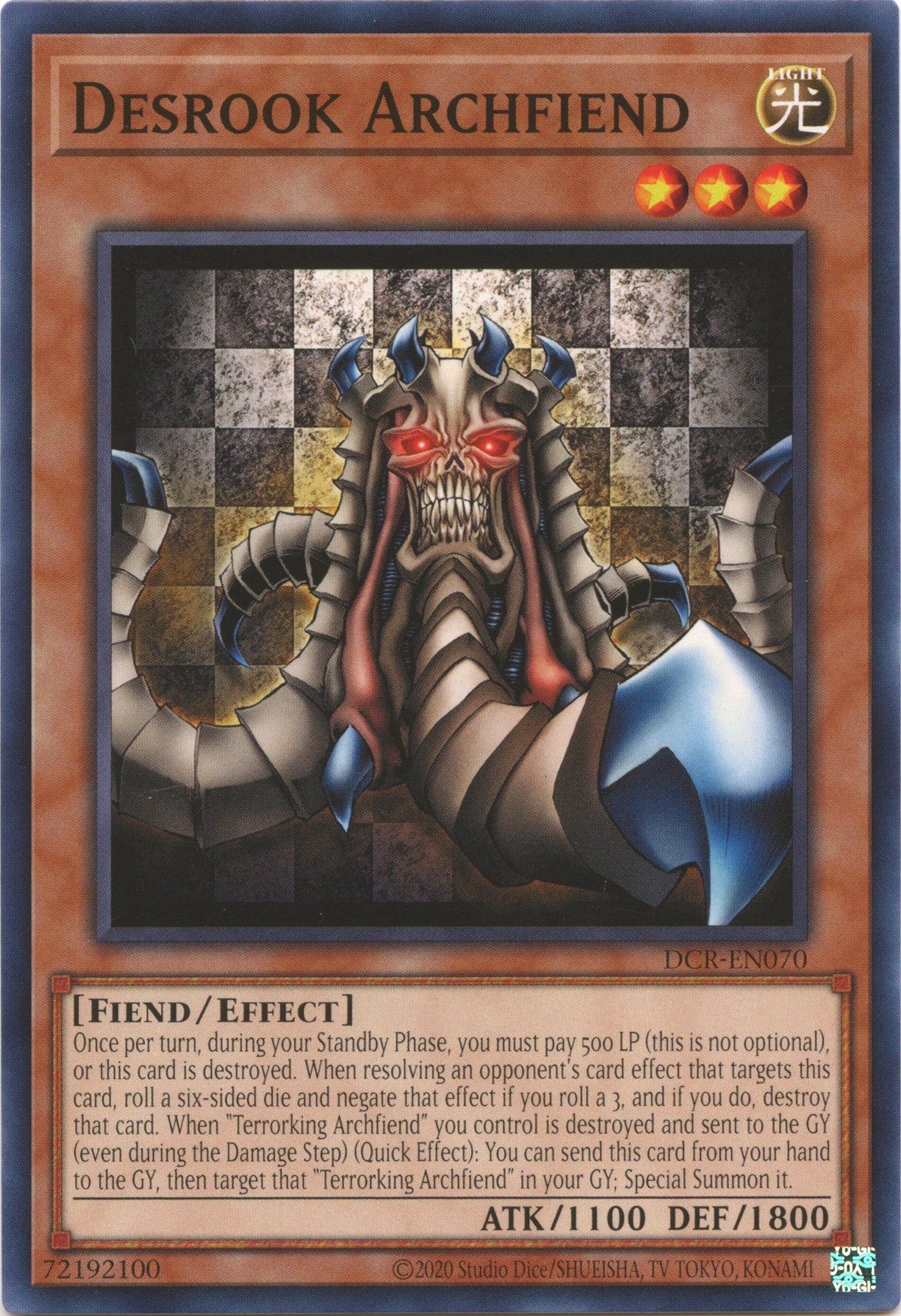 Desrook Archfiend (25th Anniversary) [DCR-EN070] Common | Amazing Games TCG