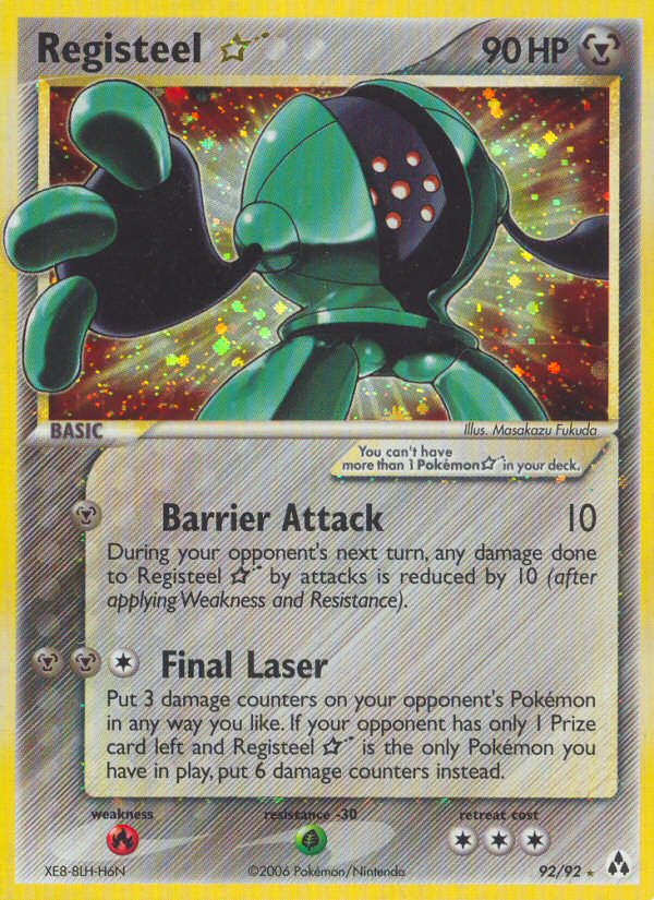 Registeel Star (92/92) [EX: Legend Maker] | Amazing Games TCG