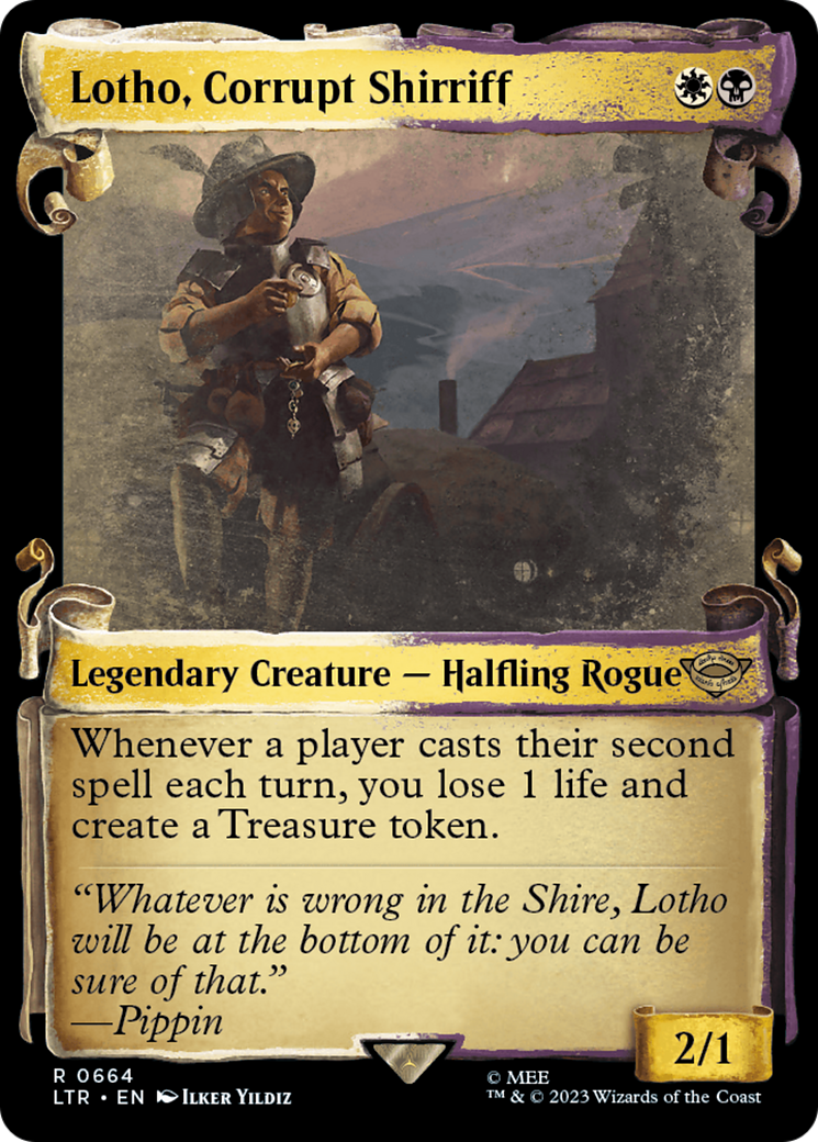 Lotho, Corrupt Shirriff [The Lord of the Rings: Tales of Middle-Earth Showcase Scrolls] | Amazing Games TCG