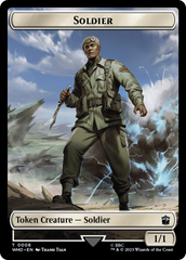 Soldier // Treasure (0030) Double-Sided Token [Doctor Who Tokens] | Amazing Games TCG