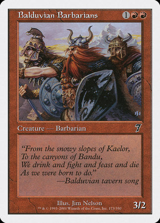 Balduvian Barbarians [Seventh Edition] | Amazing Games TCG