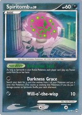 Spiritomb LV.39 (32/99) (Boltevoir - Michael Pramawat) [World Championships 2010] | Amazing Games TCG