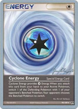 Cyclone Energy (90/108) (Psychic Lock - Jason Klaczynski) [World Championships 2008] | Amazing Games TCG