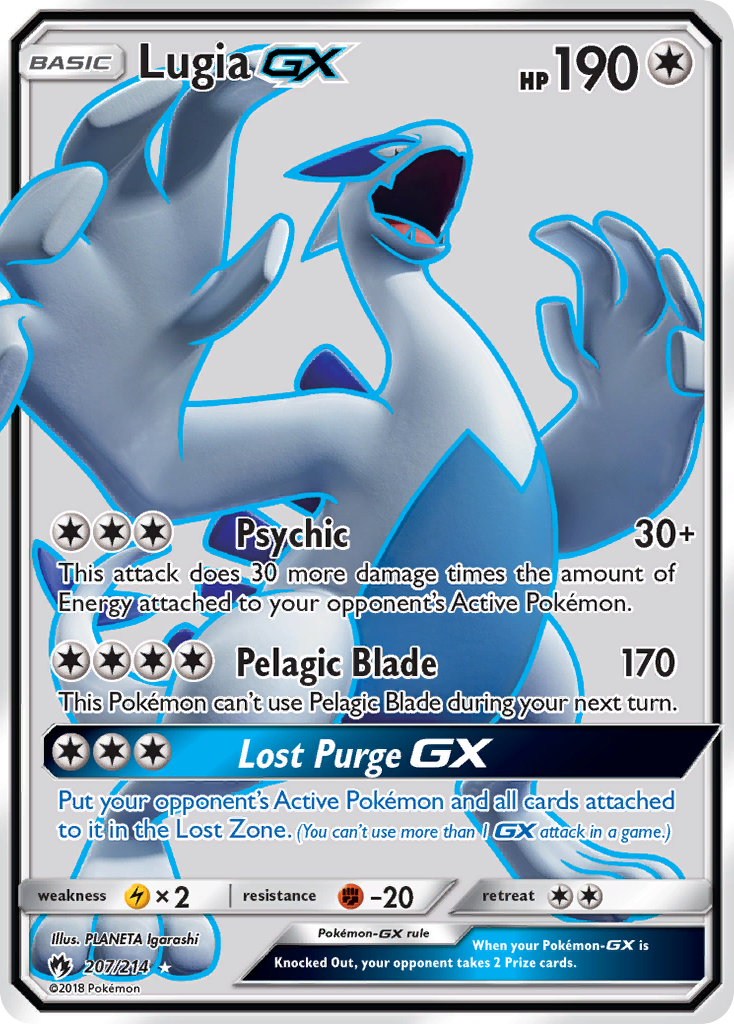 Lugia GX (207/214) [Sun & Moon: Lost Thunder] | Amazing Games TCG