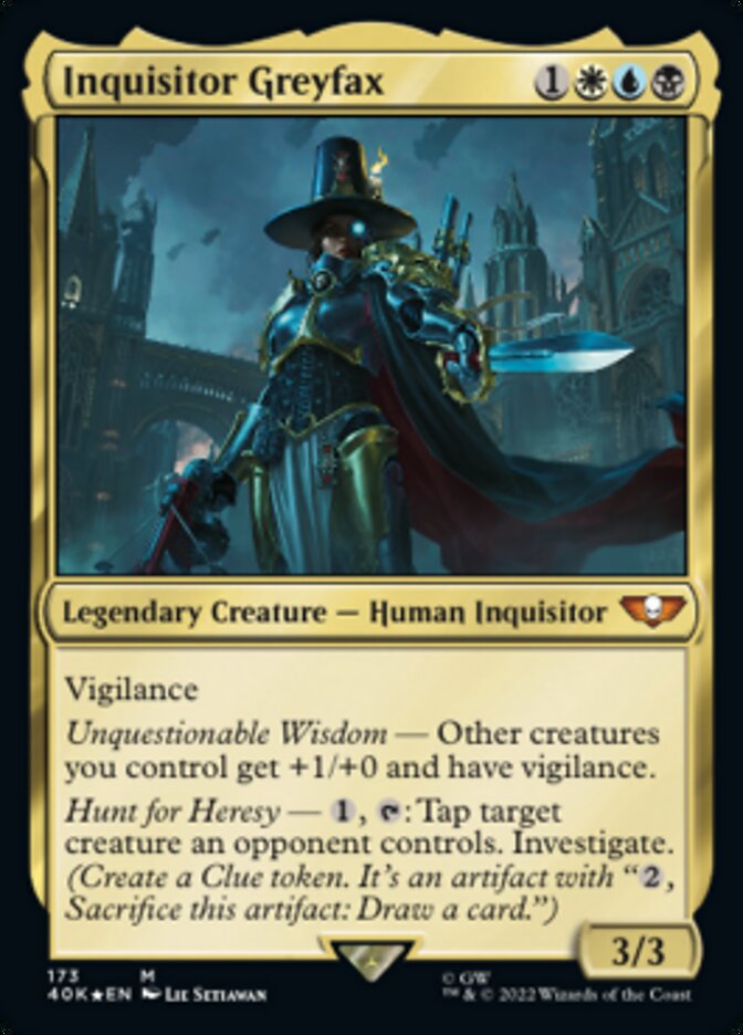 Inquisitor Greyfax (173) [Universes Beyond: Warhammer 40,000] | Amazing Games TCG