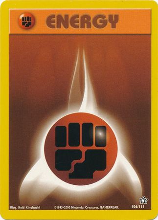 Fighting Energy (106/111) [Neo Genesis Unlimited] | Amazing Games TCG