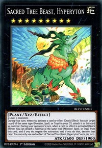 Sacred Tree Beast, Hyperyton [BLVO-EN047] Super Rare | Amazing Games TCG