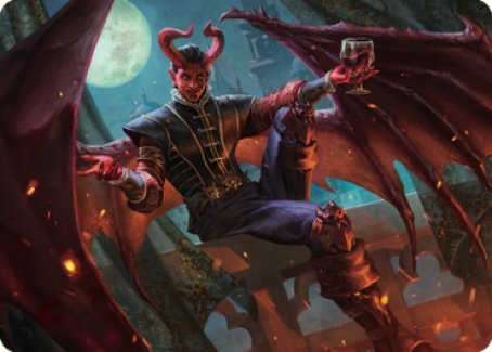 Raphael, Fiendish Savior Art Card (40) [Commander Legends: Battle for Baldur's Gate Art Series] | Amazing Games TCG