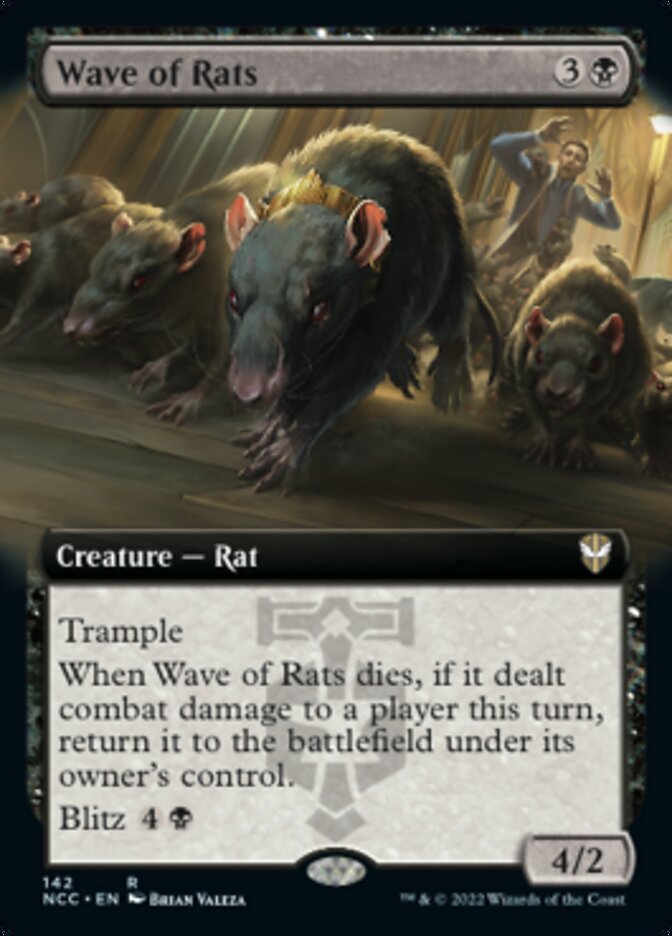 Wave of Rats (Extended Art) [Streets of New Capenna Commander] | Amazing Games TCG