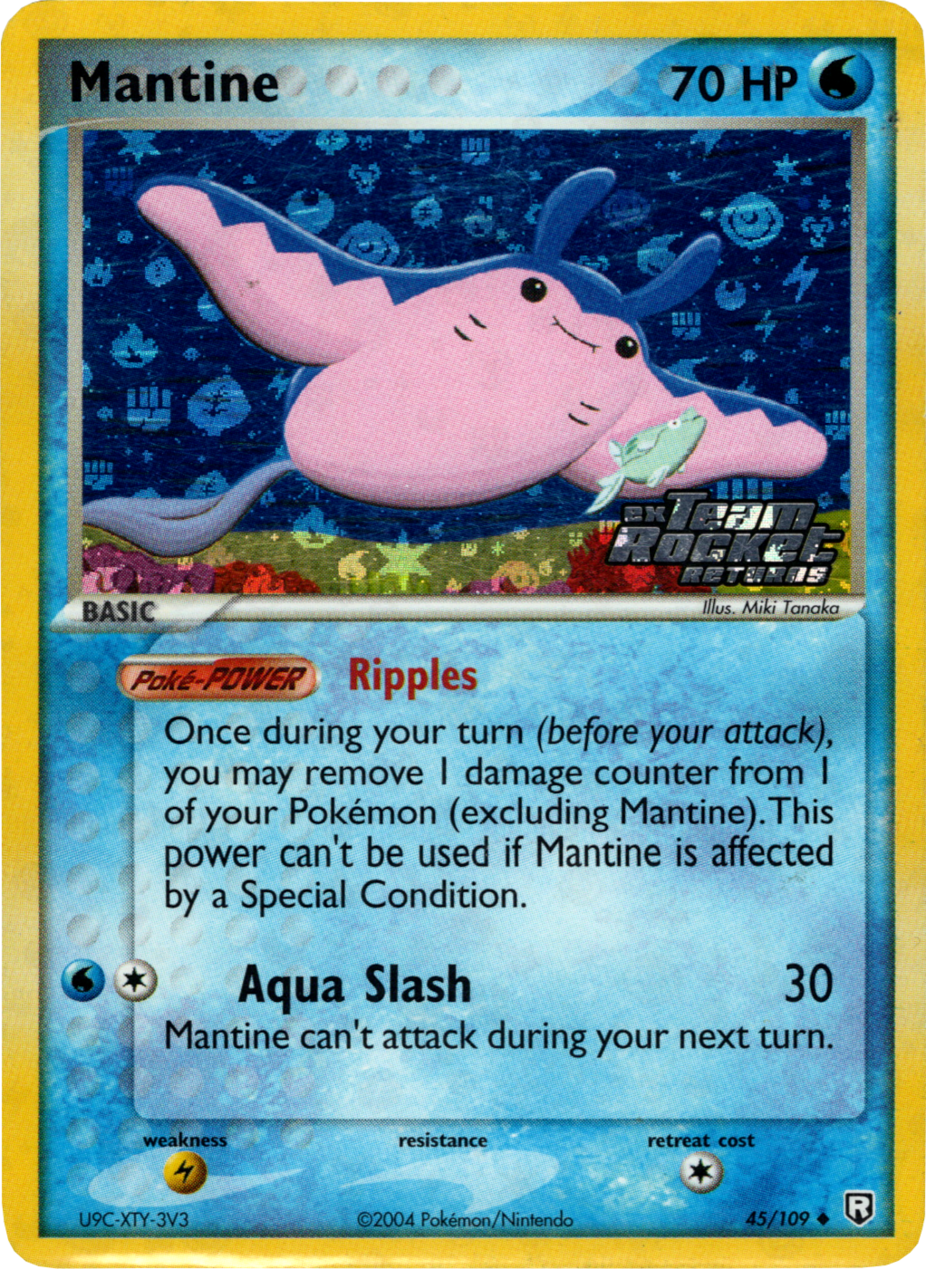 Mantine (45/109) (Stamped) [EX: Team Rocket Returns] | Amazing Games TCG